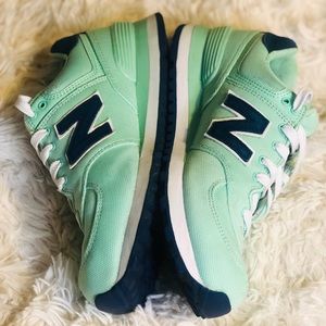 Mint Green New Balance 574